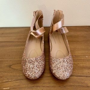 Sparkly Pink Ballet Flats - Never Worn!